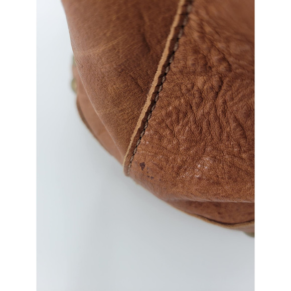 Madi Pelleteria Genuine Leather Brown Hobo Shoulder Handbag Straps - Picture 16 of 16